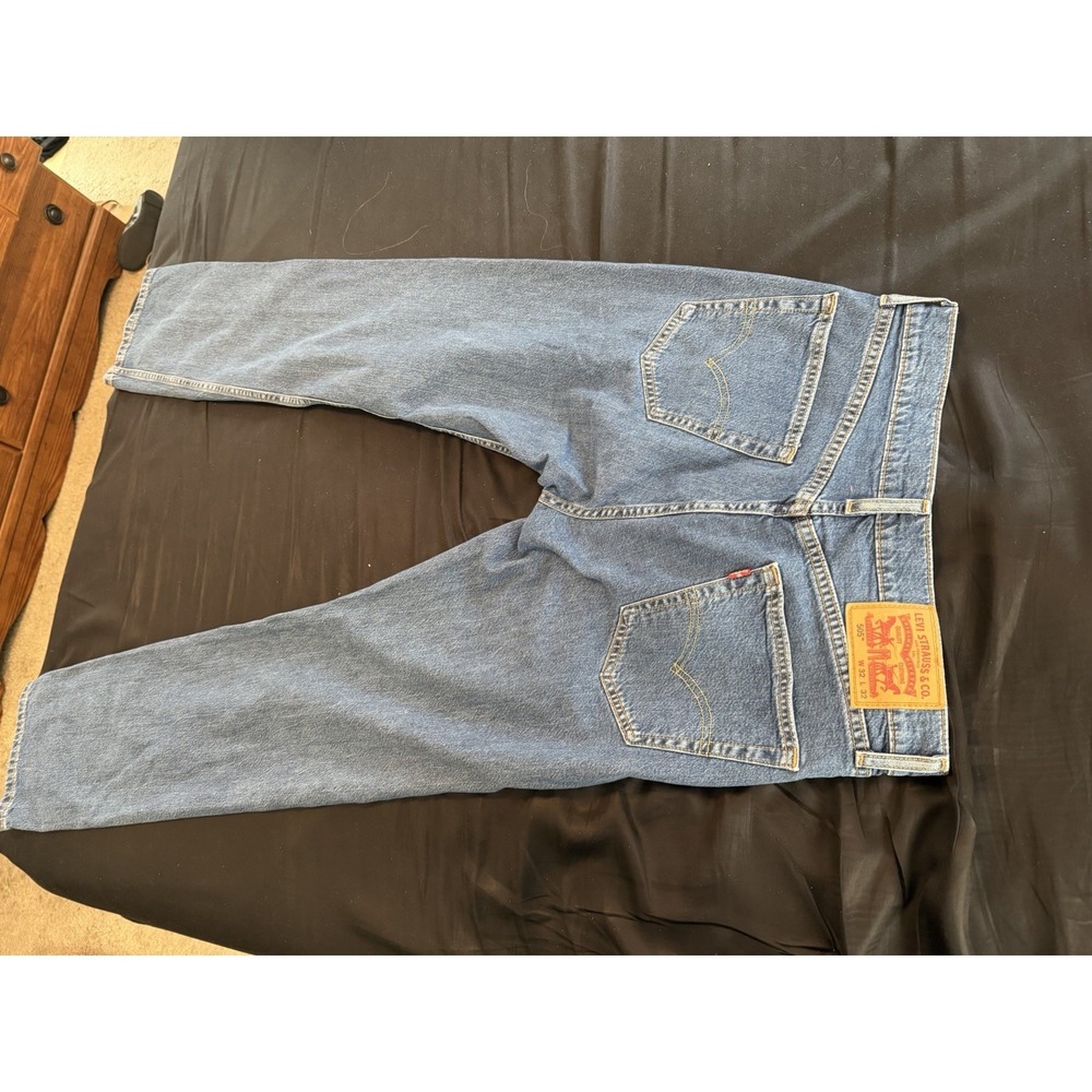 LEVI STRAUSS STYLE 505 W32 X L32 MENS BLUE JEANS - Picture 8 of 8